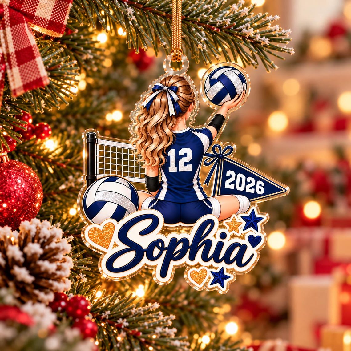 Personalized Volleyball Ornament, Custom Volleyball Player Christmas Ornament, Senior Night Volleyball Gift, Team Colors & Number Keepsake 8e911bc0-9495-4003-9cf6-99961c1e5a8e-7.jpg