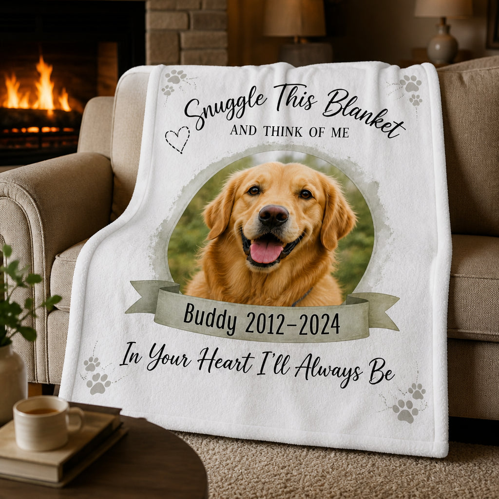 Pet Memorial Photo Blanket – Snuggle This Blanket and Think of Me - Personalized Blanket 8ed684c1-7171-40f5-be1d-af967ec0ca87.jpg