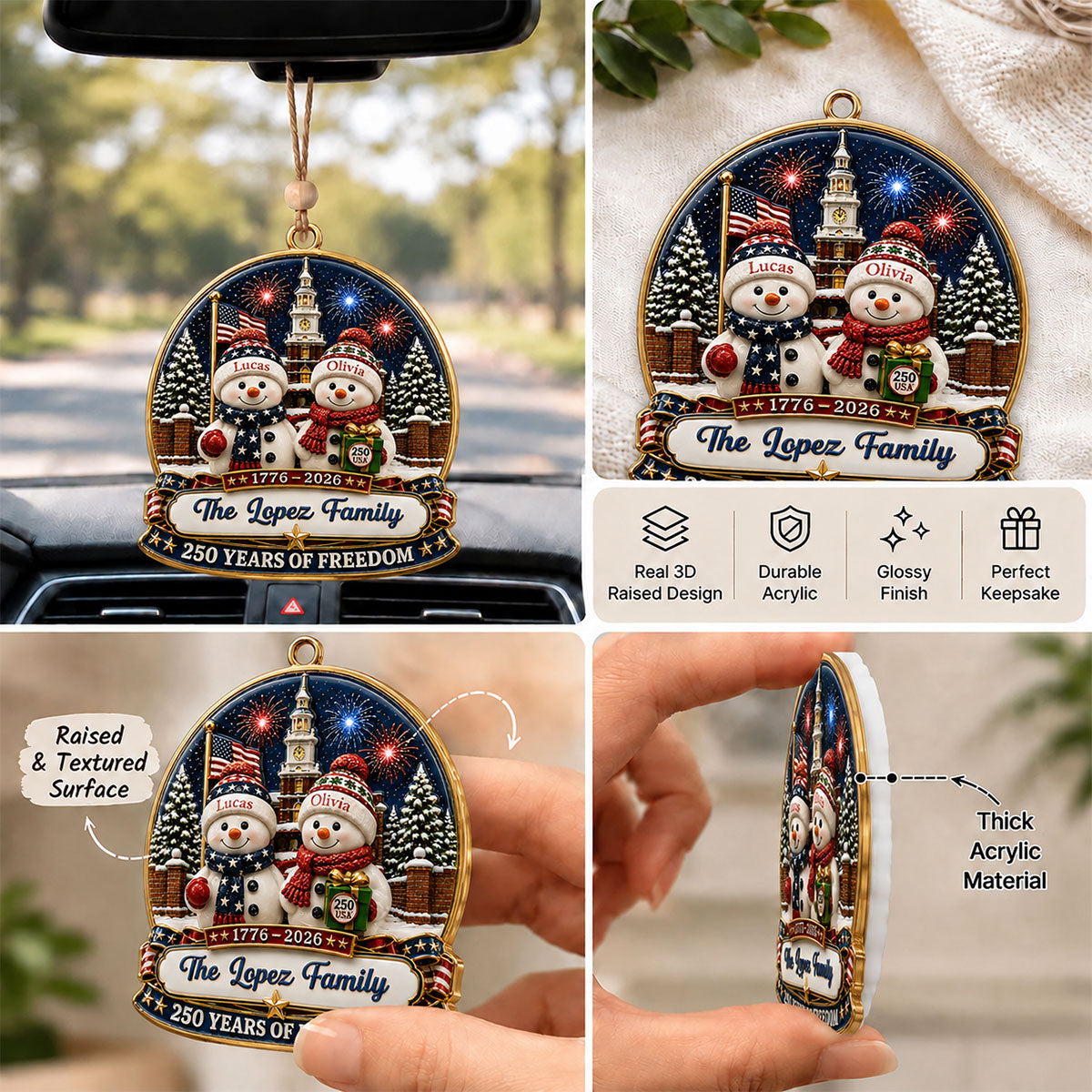 America 250 Snowman Family Christmas - Proud Family Ornament - Real 3D Raised Ornament 8ee8c5b3-3963-4d70-9533-22b180cd6ca3-5-2-.jpg