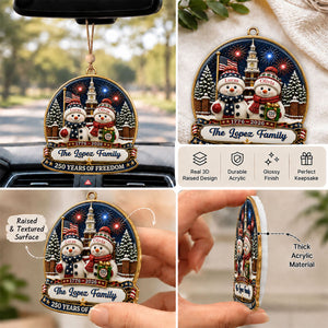 America 250 Snowman Family Christmas - Proud Family Ornament - Real 3D Raised Ornament 8ee8c5b3-3963-4d70-9533-22b180cd6ca3-5-2-.jpg