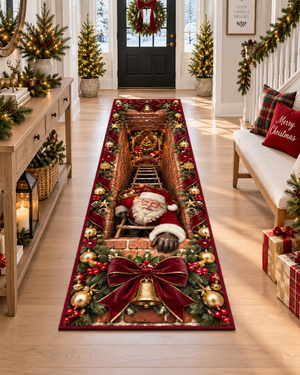 Santa Christmas Runner Rug,3d christmas rug 3D Chimney Illusion Rug, Burgundy Gold Holiday Decor, Christmas Hallway Runner, Festive Xmas Rug 8eeb2c73-c88b-4e1f-9303-3d868e800d79-864e0784-f769-438f-8fc3-332fed4aa80e.png