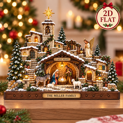 Personalized Nativity Christmas Village Wooden Block, Custom Family Holy Night Decor, Religious Christmas Winter Festive Home, Xmas Gift 8efee0e7-5285-4f6e-84f4-e542fa1c47fc-7d62b2dc-f653-4d9a-8ba4-83f222bc7858.png