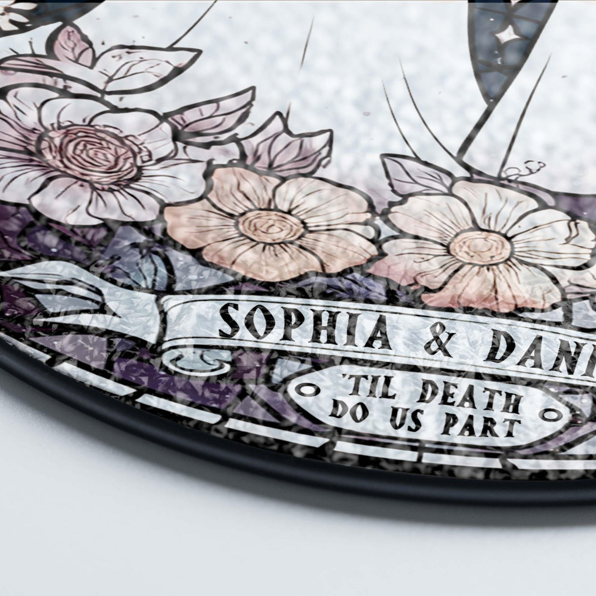 Custom Ghost Couple 'Till Death Do Us Part Wedding Gift Stained Glass Suncatcher Spooky Halloween Decor Ghost Lovers Gothic Anniversary Gift 8f09c881-74a4-45bf-9545-0c4eff1ca2ed-6.jpg
