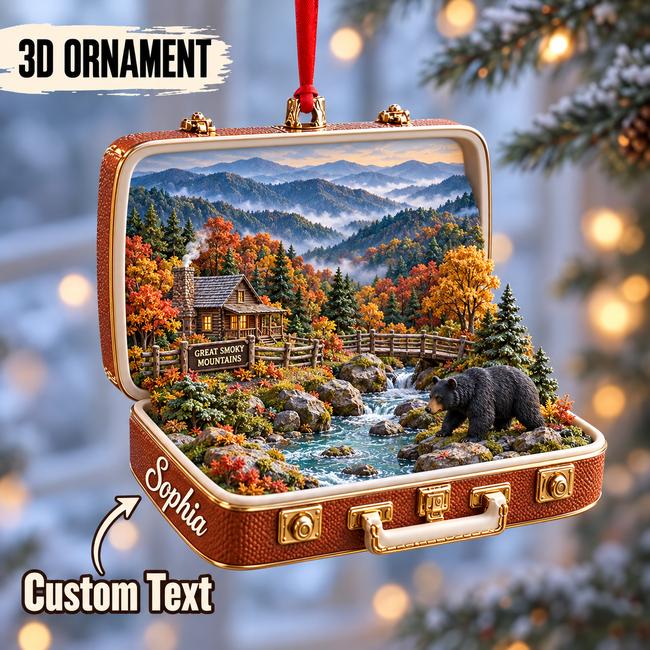 Personalized Great Smoky Mountains 3D Suitcase Christmas Ornament – National Park Souvenir & Gift for Nature Lovers 8f0af68a-b383-4ada-9f7e-482eddd9fe91-Personalized-Smoky-Mountains-3D-Christmas-Ornament.png