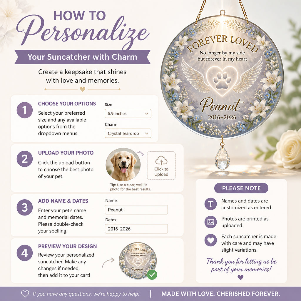 Forever Loved Pet Memorial Canvas – Name & Years - Personalized 1 Layered Suncatcher with Charm 8f124acf-1886-4ae2-976c-4c8a69004f3d.jpg