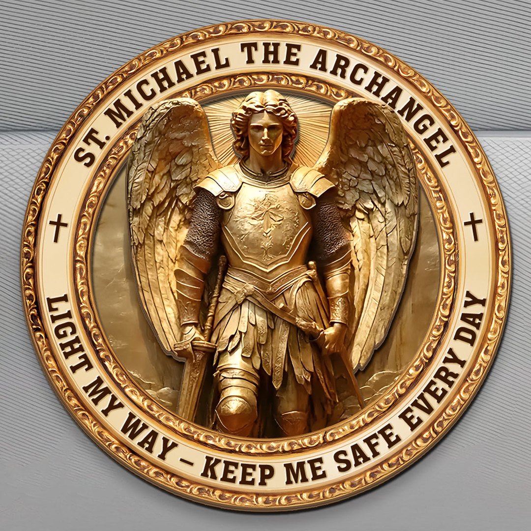 Archangel Michael Heaven’s Guardian - Car Visor Clip 8f286fc6-56ae-453e-b1a7-7b696c49dec1-6a4b2452f3d511b4900285d2_1-1-.jpg