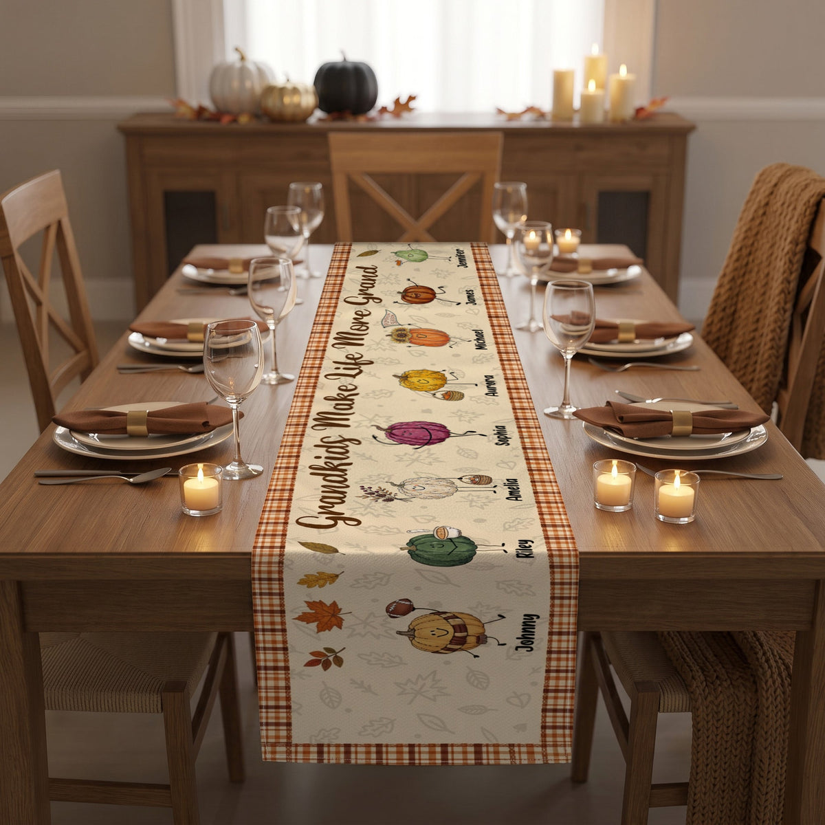 Grandkids Make Life More Grand Autumn Vibes - Personalized Table Runner 8f38097d-db63-4396-8fba-dac11f8151b7-3.jpg