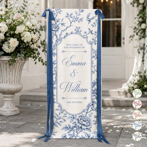 Custom Toile De Jouy Wedding Sign - Personalized Welcome Sign - Wedding Decoration 8f3ee1c3-9e76-4a6f-9e91-9d1354a1b130-1.jpg
