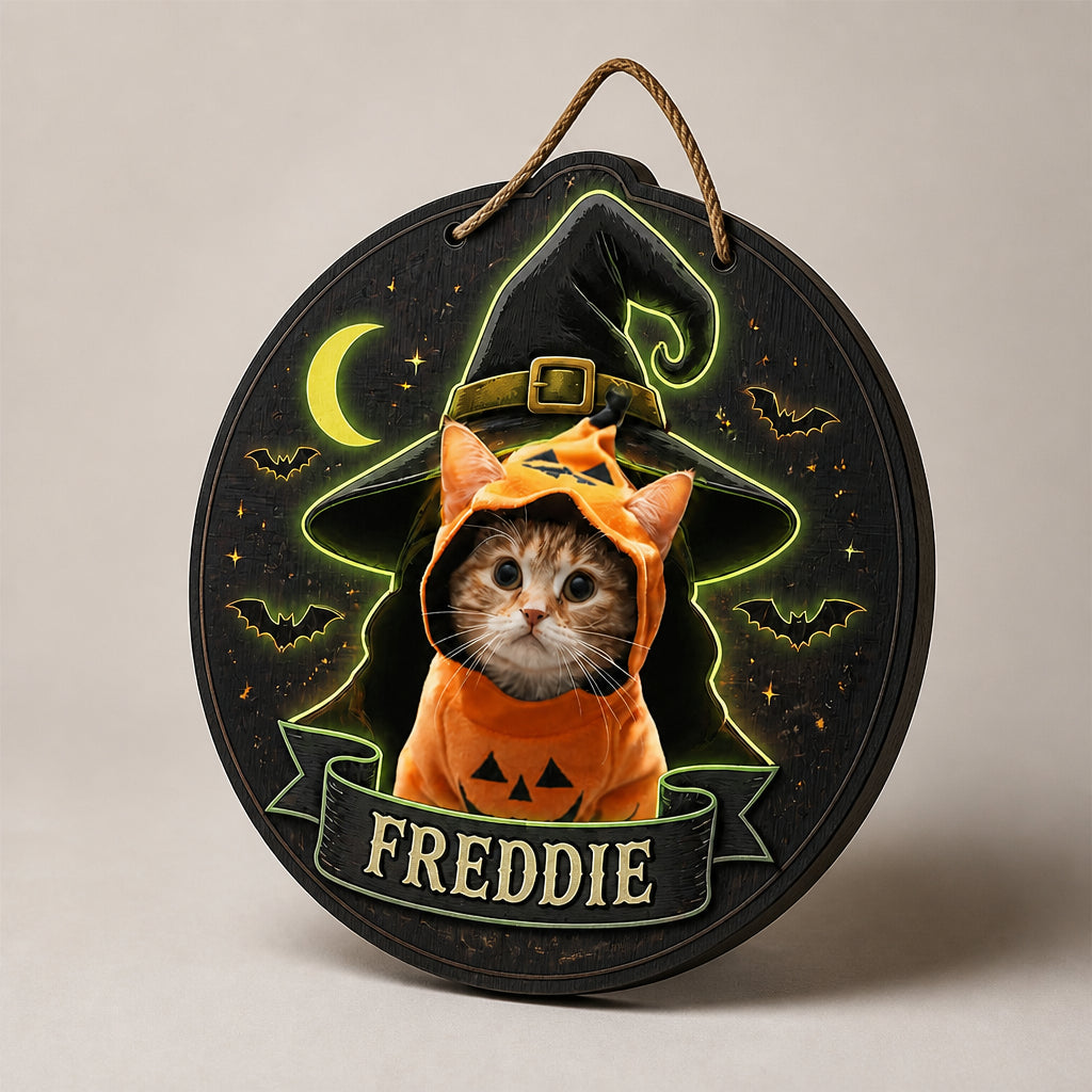 Halloween Pet Photo Wood Sign – Witch Hat Edition - Personalized Wood Sign 8f57ac29-5dda-4647-954e-432b9c317843.jpg