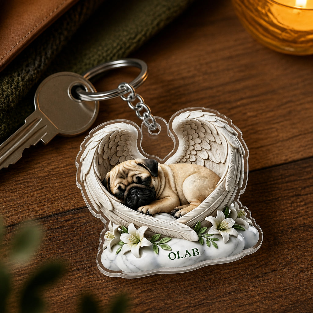 Angel Pet Memorial Acrylic Keychain – Custom Name - Personalized Acrylic Keychain 8f6ed55a-178e-48cd-967b-711602075120.jpg