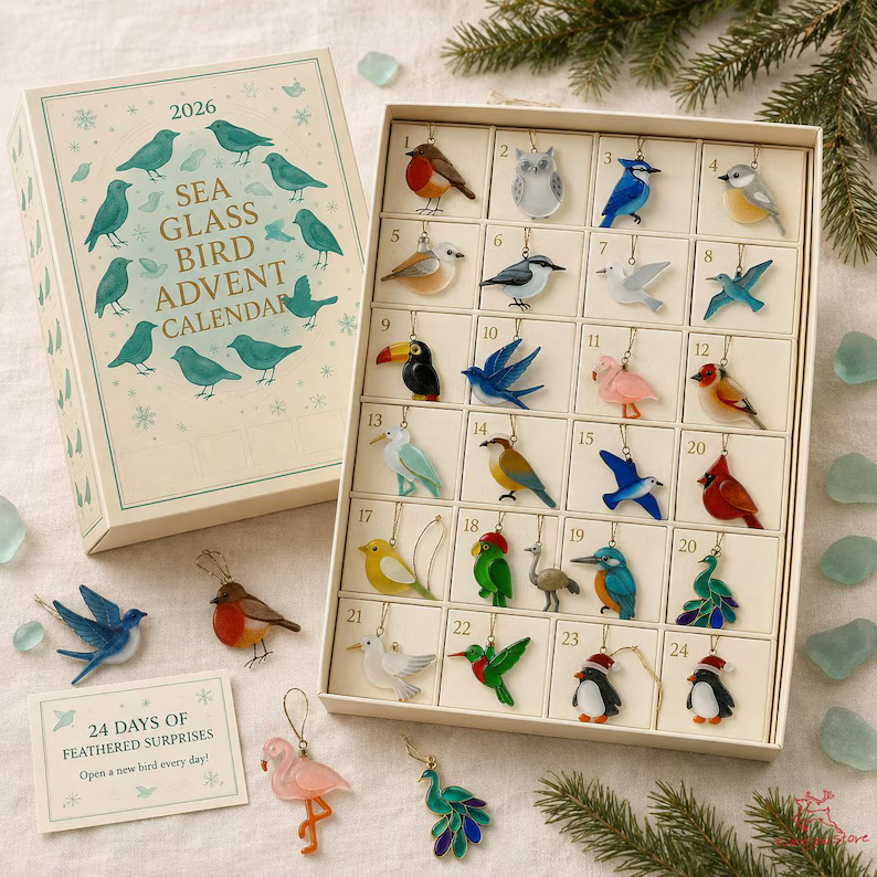 Sea Bird Advent Calendar 2026, 24 Acrylic Ornaments Christmas Countdown Box, Unique Bird Lover Gift 8f7e1bb4-dbfb-498f-a3db-565a6e2bf263-l2.png