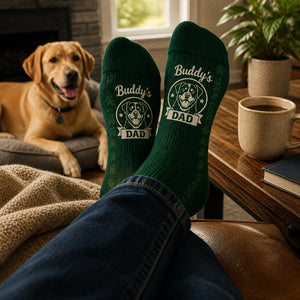 Personalized Dog Dad Socks – [Pet Name]’s Dad - Personalized Socks - All over printed 8f828e1e-c241-448b-9c26-961e9530e8da.jpg
