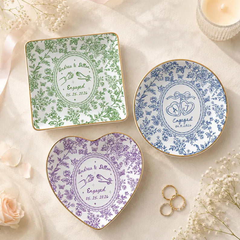 Personalized Ring Dish for Couple, Custom Engagement Ring Holder, Wedding Ring Dish, Bride to Be Gift 8f8bf678-0c74-4fe2-bde4-71ad67330e70-DSF-9-.webp