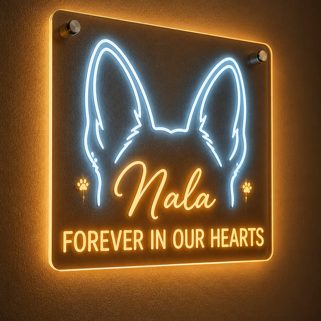 Pet Memorial Neon-Style Acrylic Night Light — Forever In Our Hearts (Name) - Personalized Acrylic Night Light 8fc9708d-b274-4c93-91ba-889ee4f108c5.jpg