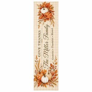 Custom Family Thanksgiving Table Runner Linen 70x13in, Personalized Pumpkin Fall Table Decor, Give Thanks Autumn Dining Table Runner 8fcc6a09-671b-47b5-98d7-d21c9a72fc74--tghnj-2-.webp