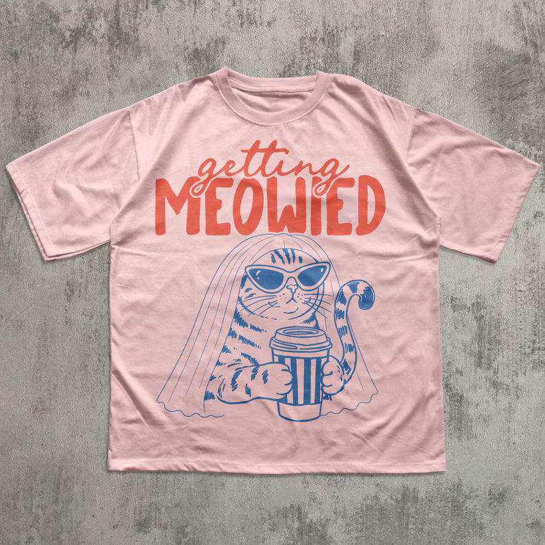 Getting Meowied Shirt, Funny Cat Bride Tee, Cat Wedding Shirt, Bachelorette Cat Lover Gift, Bridal Shower Cat Graphic Tee 8fda1810-f73f-42dd-a092-a2c42ef666e3-fd-3-.jpg