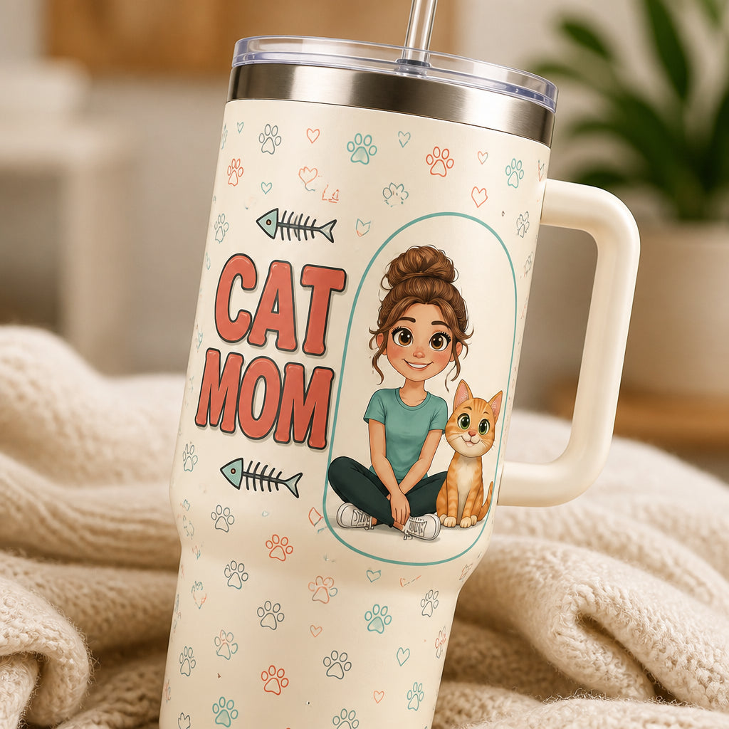 Cat Mom Cartoon Badge 40oz Tumbler - Personalized 40 oz Stainless Steel Tumbler 8fdb246c-2441-40f5-9460-83007133fff5.jpg