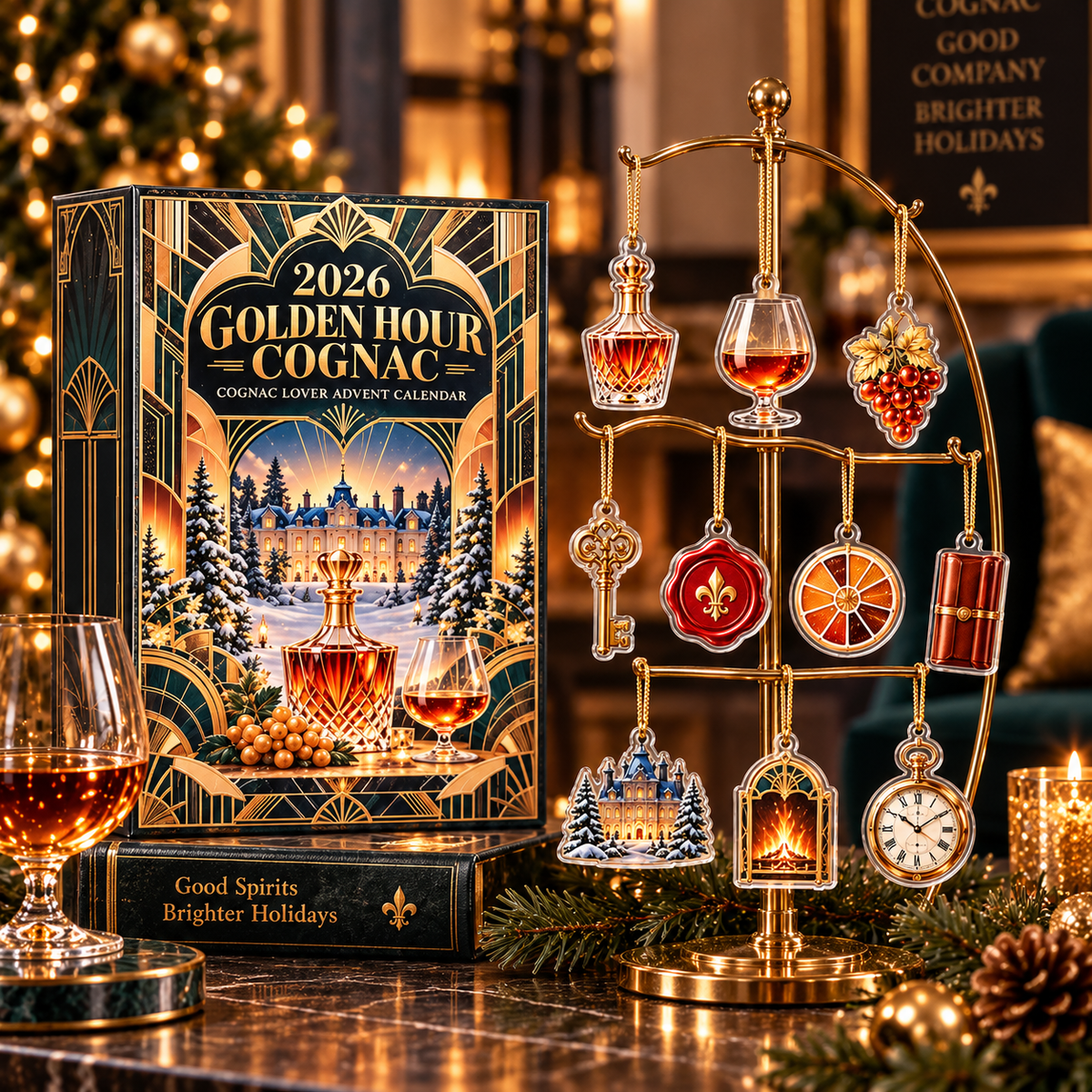 2026 Golden Hour Cognac Lover Advent Calendar, Luxury Whiskey Countdown, Christmas Holiday Gift For Men, Unique Bar Decor 8fe3d326-51a5-4bb5-a2cb-e35d925ebe6b-5fd478af-5cb2-4505-b01e-5570d51a7e44.png