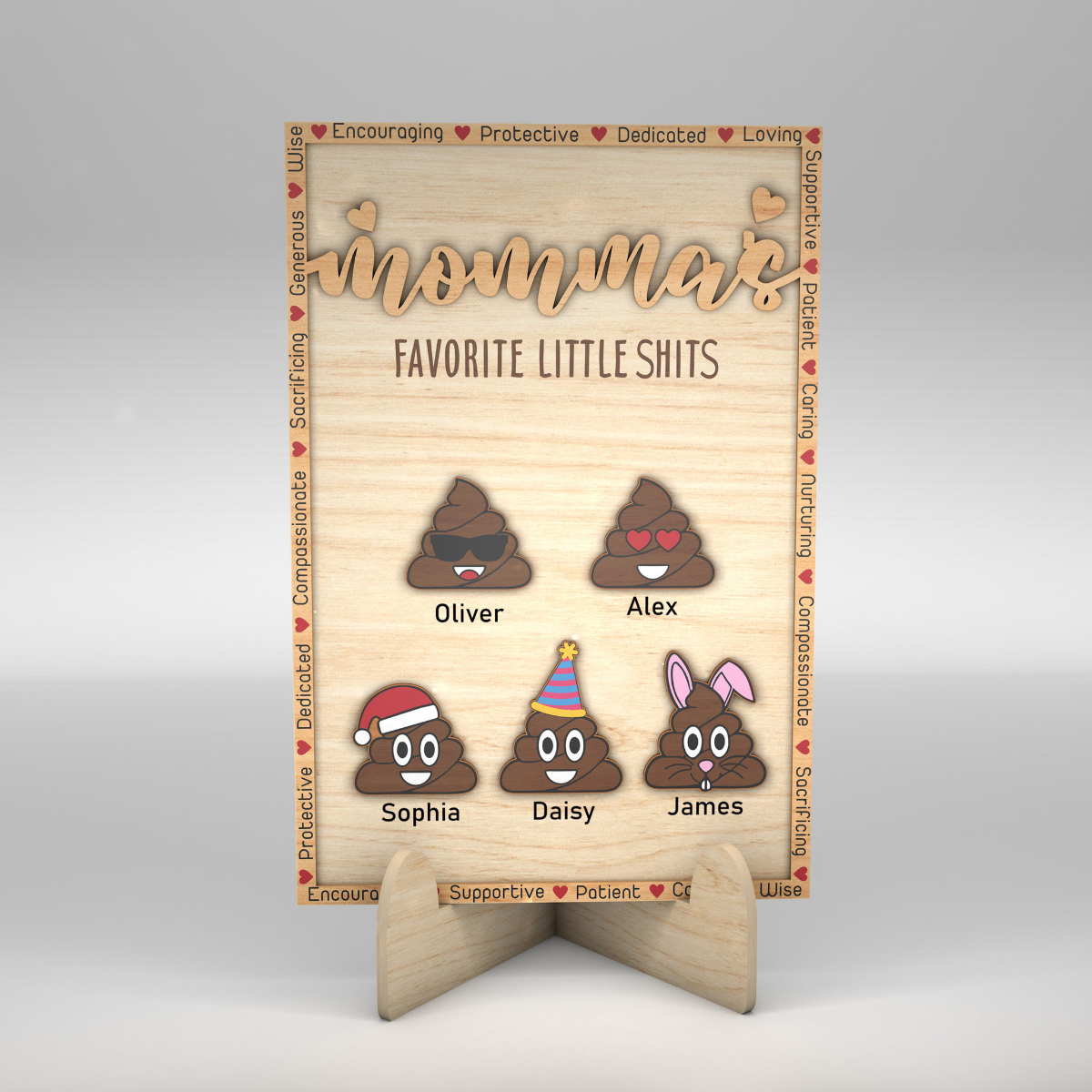 Mommy's Favorite Little Curds - Personalized Picture Frame - Mother's day, Birthday Gift For Mom, Mama, Nana