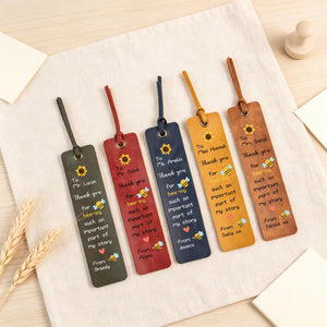 Custom Leather Bookmark with Name, Personalized Reading Gift, Teacher Appreciation Gift, Thank You Gift, Book Lover Present, Teacher Gift 900615a0-f544-4cc5-9e78-2568c15af9ad-8.jpg