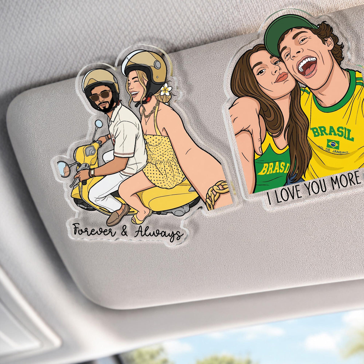 Personalized Portrait From Couples Photo Sun Visor Clip, Custom Photo Couples Car Visor Clip, Anniversary Gift For Him, Gift For Boyfriend 900bc7d7-be3a-40f8-ad4a-9311efa9c41b-12.jpg