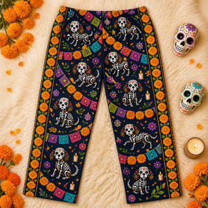Day of the Dead Sugar-Skull Dogs Sweatpants - Sweatpants 902db409-a253-48cf-a434-1573a2a5f362.png