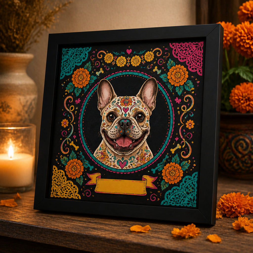 Sugar-Skull Pet Portrait Keepsake Frame - Personalized Picture Frame 9044405f-898d-4a34-93c2-1354e51ffdde.jpg