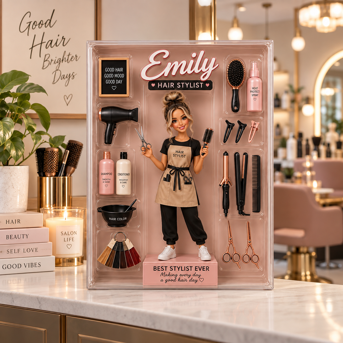 Custom Hair Stylist Acrylic Plaque, Personalized Hairstylist Figure Gift, Salon Station Decor, Hairdresser Appreciation Gift 9048c246-398c-4e5b-b1fe-66d8f1030cf9-ce1a1fcb-bae0-46f6-98ce-3b8047ea063a.png