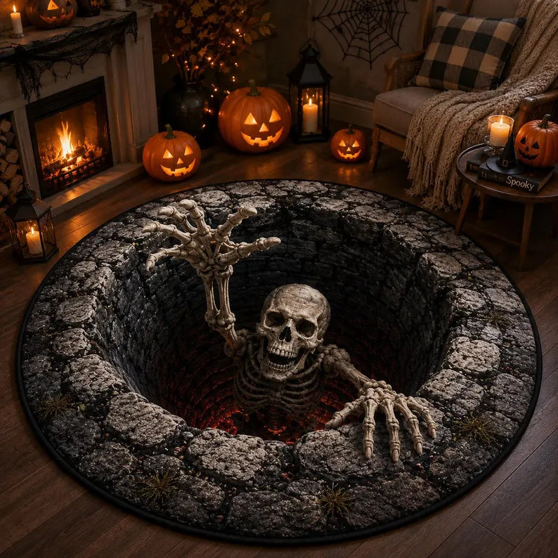 Halloween Skeleton Rug, 3D Illusion Grim Reaper Round Rug, Scary Skull Floor Mat, Spooky Halloween Decor, Horror Room Decoration 905692e7-a3a4-489a-8140-4d5036076ad2-il_794xN.8482543043_7yc7.webp