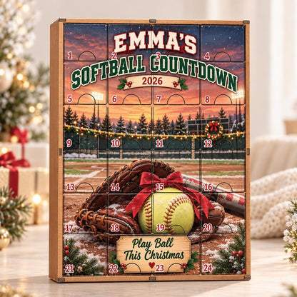 Personalized Softball Advent Calendar, Wooden Christmas Countdown with Acrylic Charms, Custom Softball Player Gift, Sports Holiday Box 905709df-6bc3-4f7c-abf7-2a0b2335e431-il_1588xN.8582505288_t7te.jpg