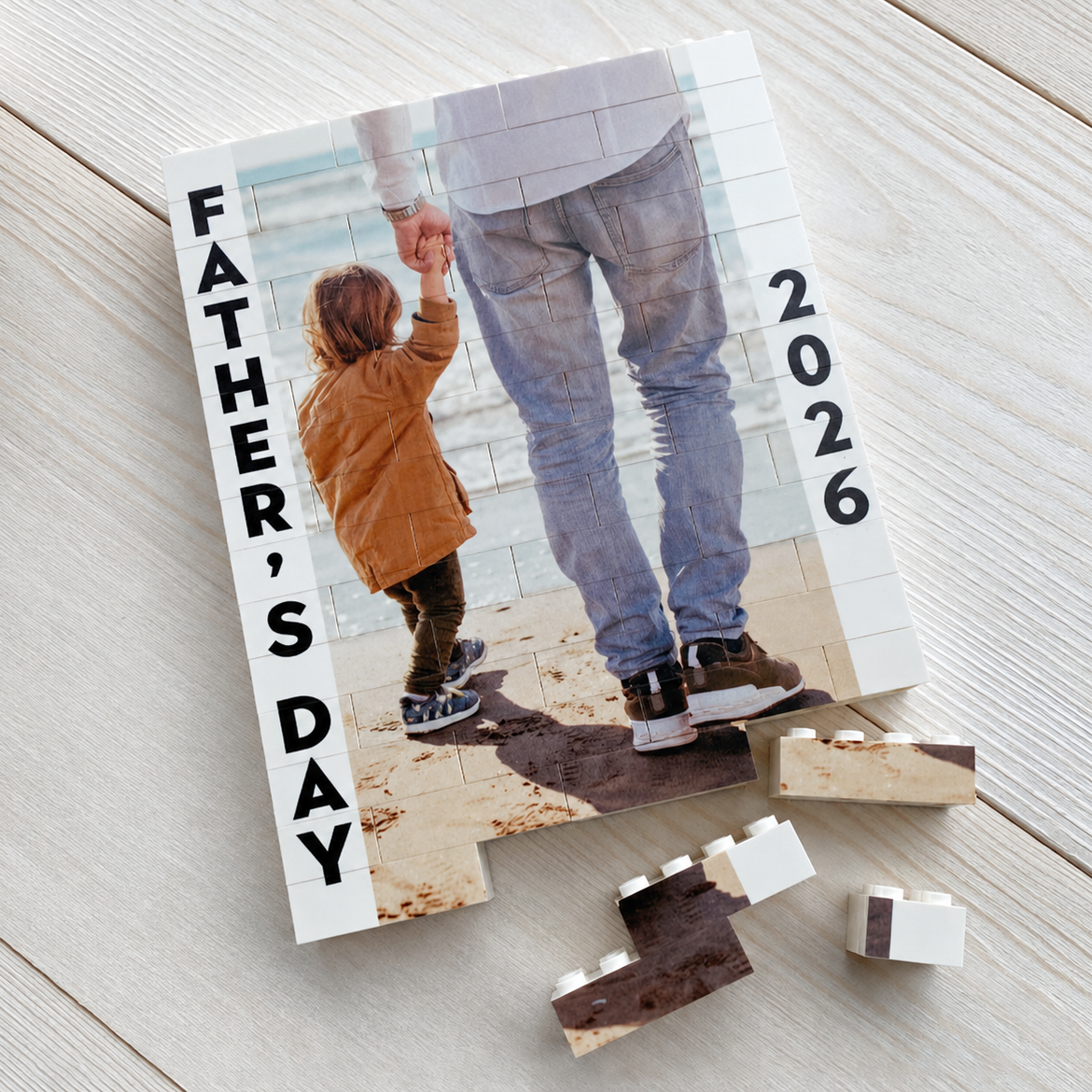 Father's Day Gift, Brick Photo, Gift for Dad, Personalized Brick Puzzle Photo, Custom Photo Block, Personalized Photo Gift, Unique Gift