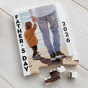 Father's Day Gift, Brick Photo, Gift for Dad, Personalized Brick Puzzle Photo, Custom Photo Block, Personalized Photo Gift, Unique Gift