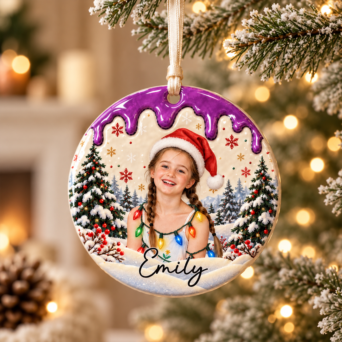 Custom Photo Christmas Family Portrait Gifts - Personalized Christmas Ornament  - Real 3D Raised Ornament 906a6f43-c420-4776-a7e3-20bec8218213-MOCKUP-1.png