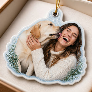 Custom Photo Cutout Ornament – Pet & Owner - Personalized Laser Cut Custom Shape Ornament 9072970f-1ebf-4075-9392-d9a009cccf39.jpg