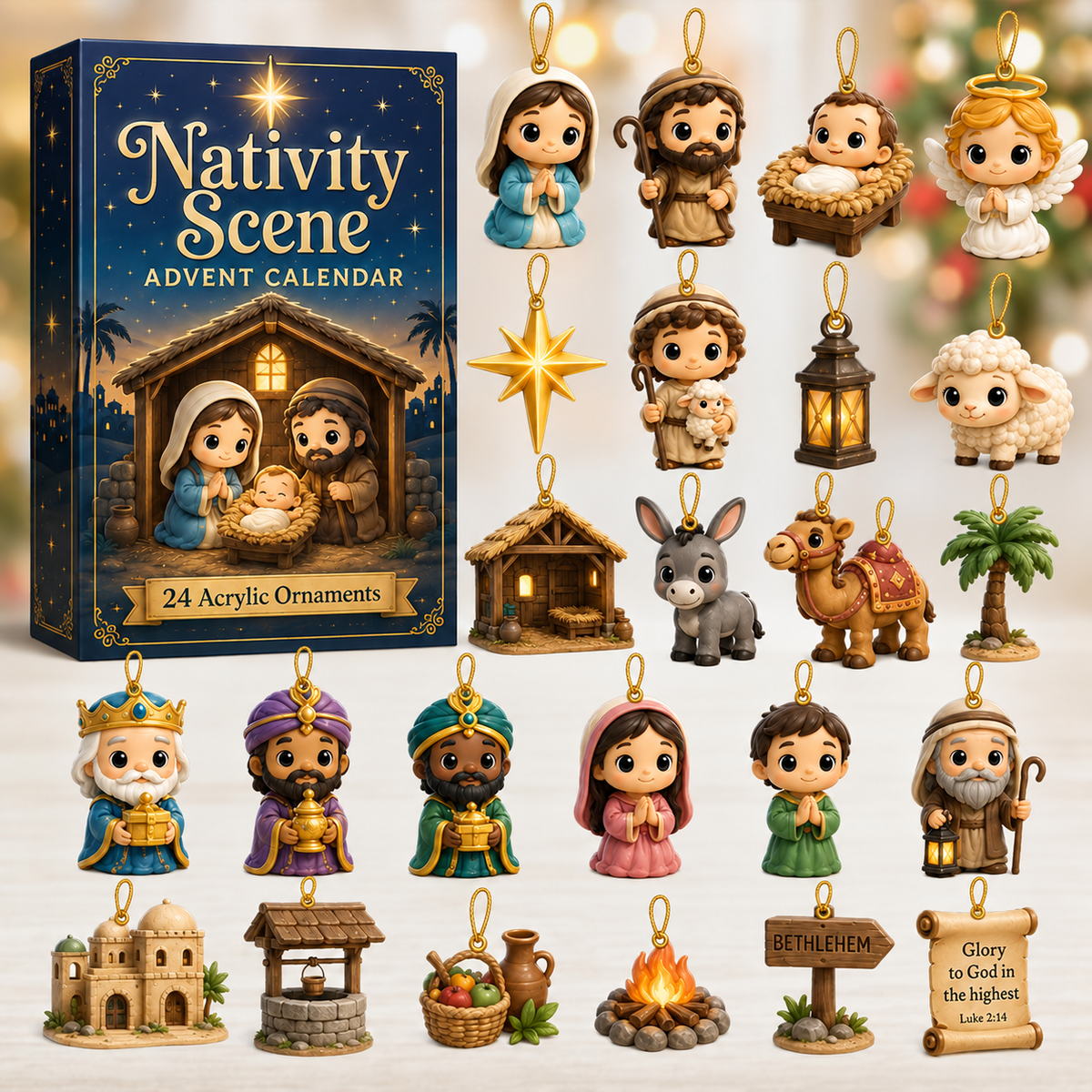 Nativity Scene Advent Calendar 2026 - 24-Day Festive Countdown, Acrylic Charms Blind Box - Gift For Family & Friends 90898064-ed5e-46cc-b8d3-faba690e5f7a-nativity-box-charms.png