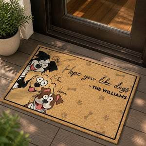 Hope You Like Dogs Custom Pet Portrait Doormat - Personalized Doormat 90be62af-1c78-4762-a98f-4b744e84c86a.jpg
