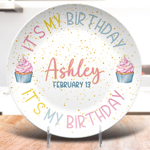 Custom Kids Birthday Plate, Personalized It’s My Birthday Plate, Reusable Birthday Party Dish, Birthday Girl Gift Idea, Keepsake Plate 90c863db-1755-4a00-888f-d2e02a0ef5e5-banner-4.png