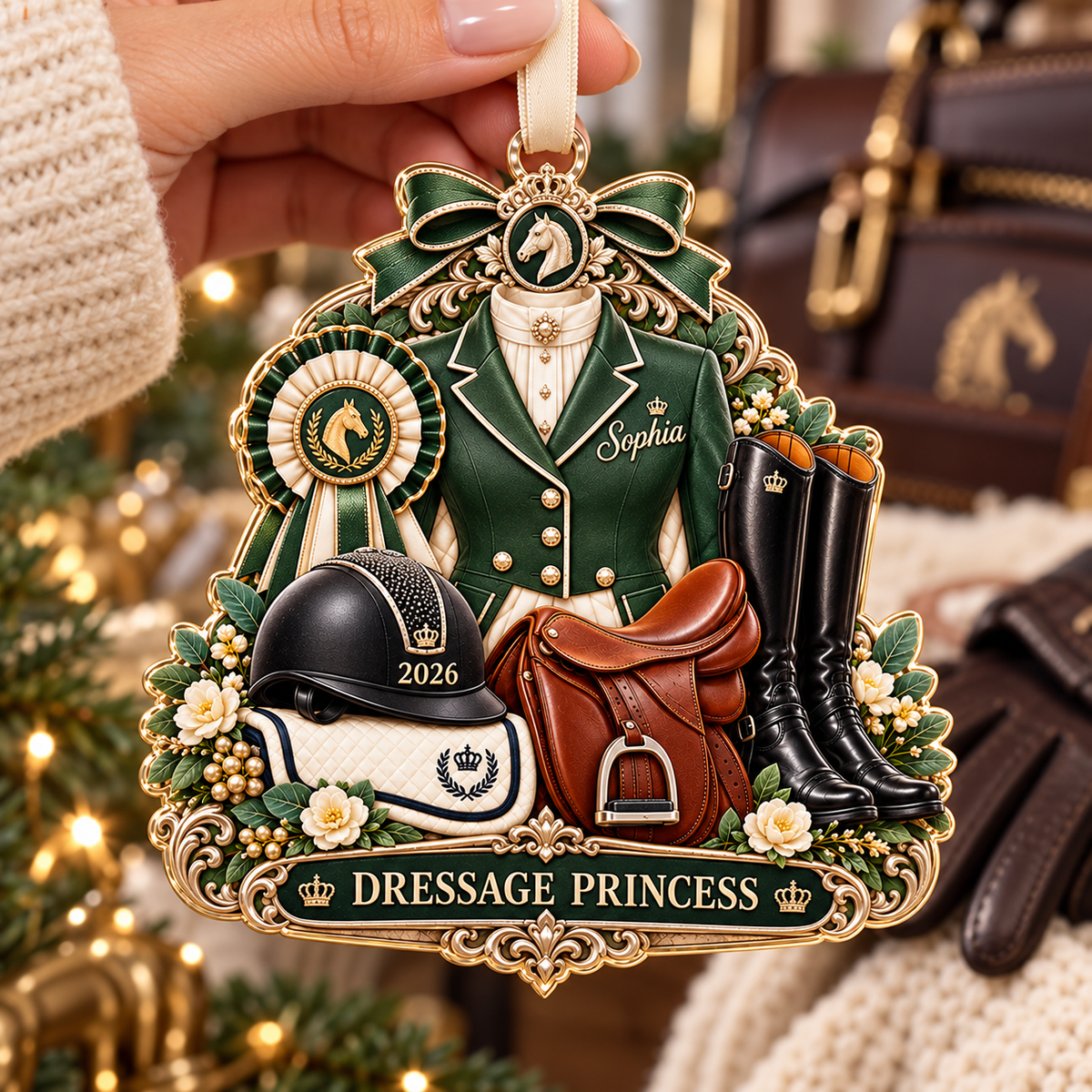 Personalized Dressage Princess Christmas Ornament – Custom Name & Year, Equestrian Gift for Girls, Horse Rider Gift, Dressage Lover Christmas Keepsake 90e46418-0323-44d0-b094-8d3c1018ef06-Image-Oct-23-2026-03_39_48-PM-4.png