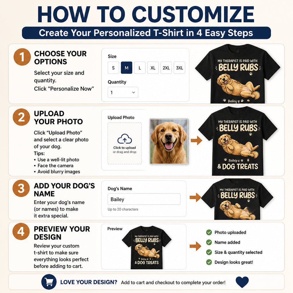 Belly Rubs & Dog Treats Custom Pet Portrait Tee - Personalized T-shirt 90f19c26-10b8-49e0-bbf5-af97db3ca867.jpg