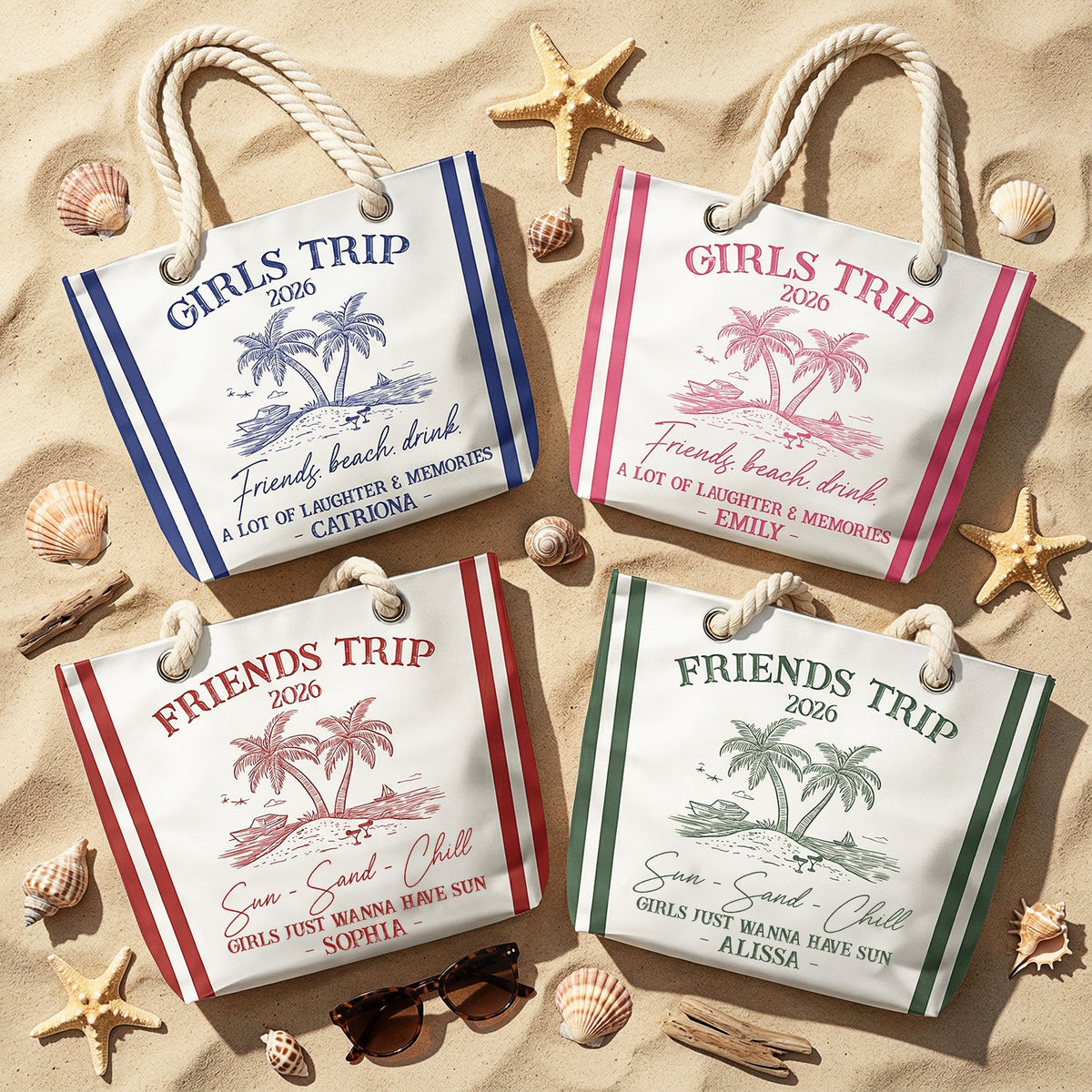 Girls Trip Summer - Personalized Beach Bag - Summer Gift For Bestie, Friends 910198ca-b5d3-4739-a00f-23abd2131a17-2.jpg