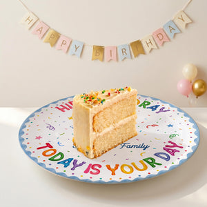 Personalized Birthday Plate, Custom Family Name Celebration Plate, Kids Birthday Keepsake Gift, Last Name Birthday Tradition Plate 91032f4a-4fb8-41bf-bb81-d29e40936251-5.jpg