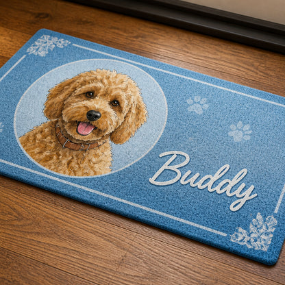 Personalized Cooling Pet Doormat – Watercolor Pet Portrait & Name - Personalized Doormat 91126e1d-9c9f-4ed9-84f5-cb0ca1ce5b5b.jpg
