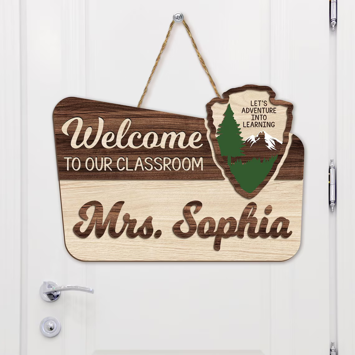 Personalized Teacher 3D Door Hanger National Park Teacher Sign, Classroom Adventure Decor Teacher Door Sign, Camping Theme Teacher Name Gift 911b084d-a34d-4117-b63e-874aa38d49e9-4.png