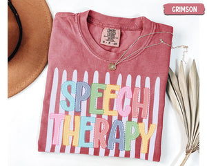 Speech Therapy Shirt: Faux Seersucker Lace SLP SLPA Shirt, Stripe Sped Teacher Shirt, Speech Language Pathologist Tee, Back To School Gift 914eda9e-ce60-4cb0-8057-cdfe062dd093-3.jpg