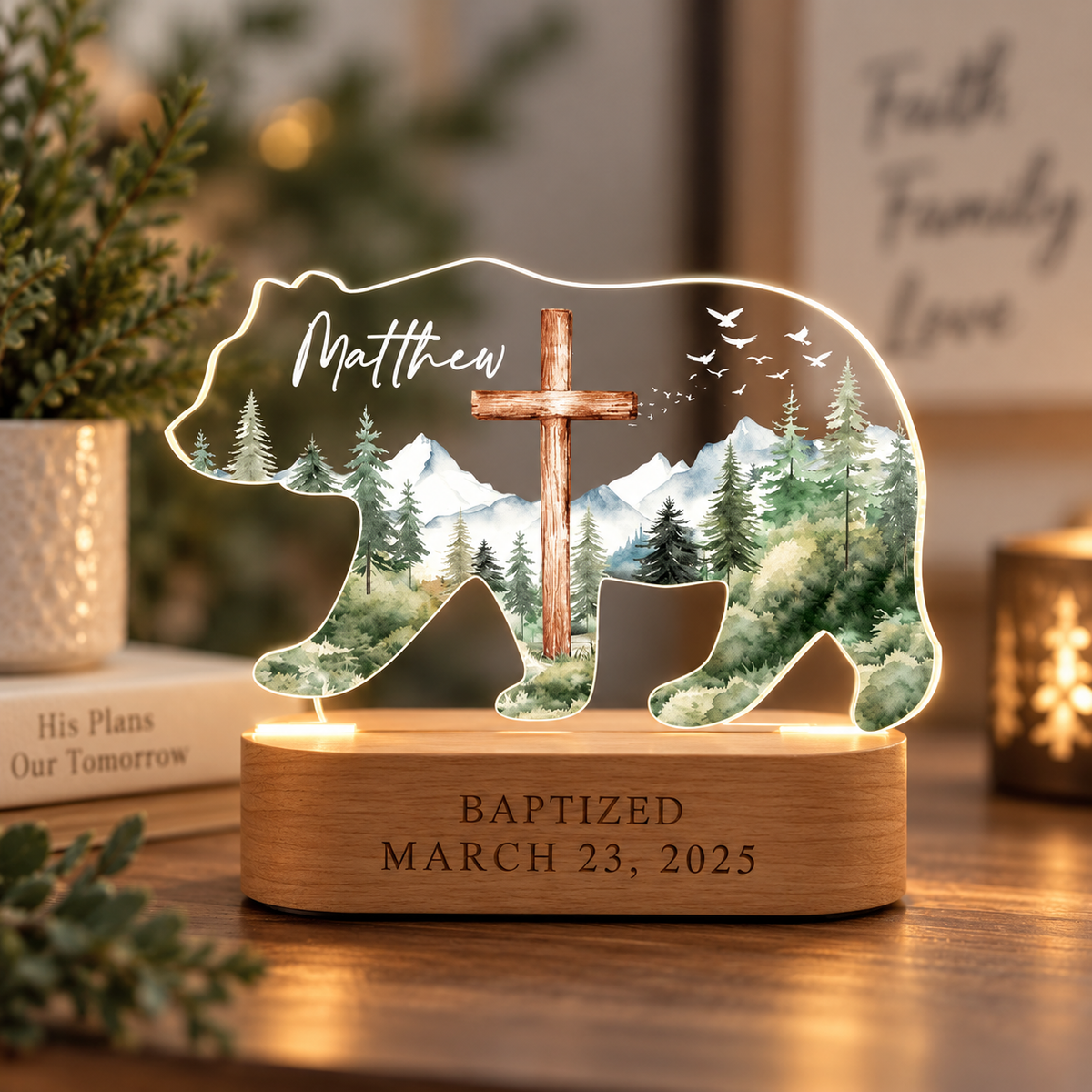 Personalized Baptism Gift For Boys, Custom Kids Name Bear Night Light, Gift For Godson, New Baby Boy Gift, Christening Gift, Dedicated Gift 9164ebef-617e-46c1-9dd3-8ee1b0659677-200prv1.png