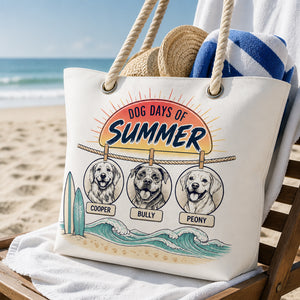 Dog Days of Summer Custom Pet Portrait Beach Tote - Personalized AOP Tote 9167a5e2-0250-4f0c-8815-be4ccca5c6aa.jpg