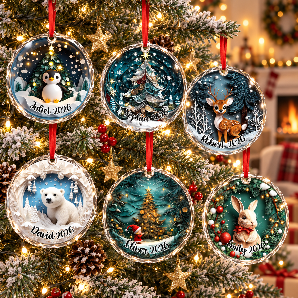 Personalized Kids Christmas Ornament 2026 | Custom Name Animal Ornament | Cute 3D Holiday Keepsake for Children 917e2db3-d434-4f91-bb8c-afac33669d92-banner-1.png