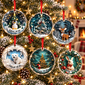 Personalized Kids Christmas Ornament 2026 | Custom Name Animal Ornament | Cute 3D Holiday Keepsake for Children 917e2db3-d434-4f91-bb8c-afac33669d92-banner-1.png