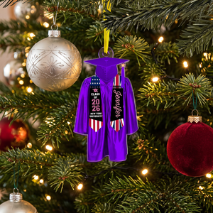 Custom Flags Class of 2026 Stoles Sash Graduation Ornament - Personalized Acrylic Ornament 91820849-f236-4e4a-8f64-517fa08ff209-MOCKUP-4.png