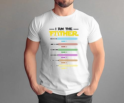 I Am Their Father Personalized Shirt, Custom Dad Shirt With Kids Names, Personalized Fathers Day Shirt, Daddy Shirt, Gift For Dad Shirt